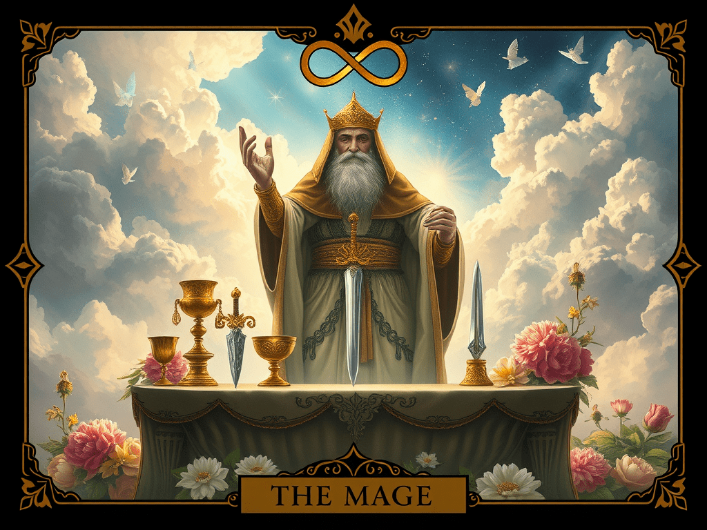 Meaning of The Mage Tarot Card: